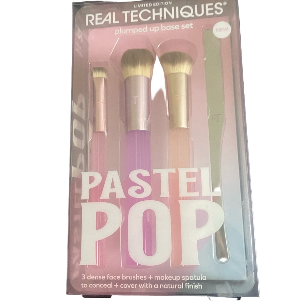 Real Techniques Pastel Pop Plumped Up Base Set – Limited Edition (NEW)